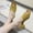 Yellow, variant on WIZUTIZ Bedroom Slippers Women Breathable Casual Retro Womens Slip on Sandals Summer Shower Shoes Slide Sandals Beach Slide Sandals Outdoor Flat Heel Breathable Non-Slip Slip on Sandals for Lady