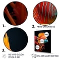 thumbnail image 3 of Designart "Stunning Azure And Tangerine Butterflyfish II" Coastal Coral Under Water Wall Art Prints, 3 of 7