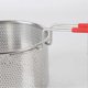 thumbnail image 3 of Stainless Steel Round Metal Strainer Deep Fry Basket 20cm for Home Cooking, Durable and Heat-Resistant Cooking Tool, 3 of 5