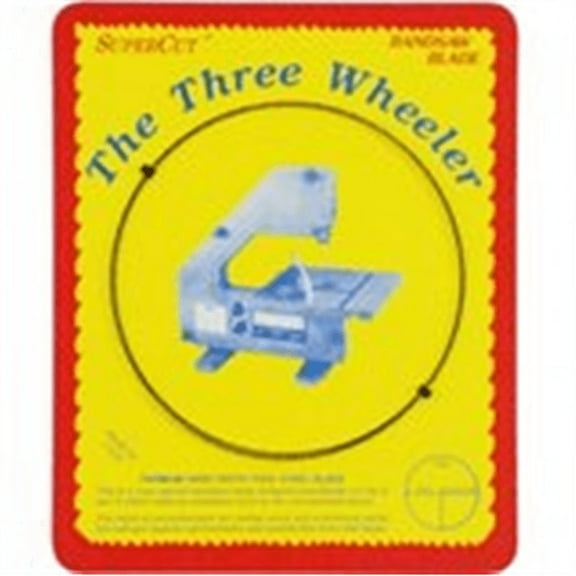 SuperCut B56.875W38H6 Three Wheeler Bandsaw Blade, 56-7/8" Long - 3/8" Width; 6 Hook Tooth; 0.014" Thickness