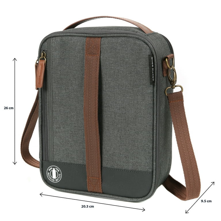 Arctic Zone Heathered Eco Expandable Upright Reusable Lunch Arctic Zone Heathered Eco Expandable Upright Reusable Lunch
