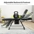 thumbnail image 2 of Thanaddo Tattoo Chair Facial Bed with Two Trays, Esthetician Bed Adjustable Folding Salon Bed with Hydraulic Stool Massage Bed for Professional Massage Facial Lash Beauty Treatment Spa, Black, 2 of 8
