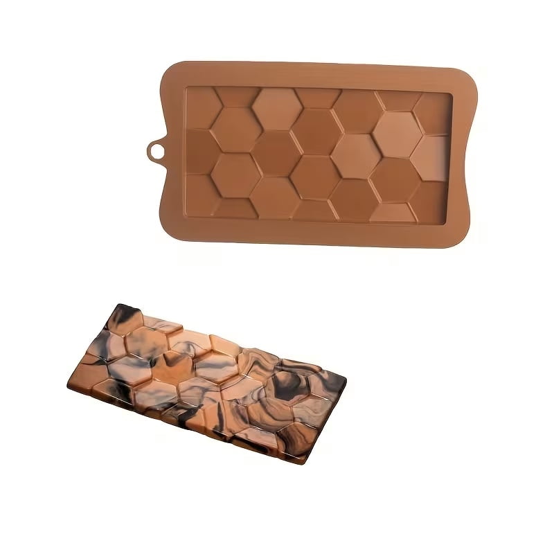 Three piece silicone chocolate bar mold set | Dubai chocolate mold set | Baking supplies | Candy making tools for kids
