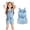 Blue, variant on Herrnalise Newborn Toddler Baby Girl Clothes Rompers Denim Blue Cotton Washed Jeans Sleeveless Bow Jumpsuit,clearance under 10