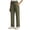 Army Green, variant on LVHAOGJOB Cargo Pants for Women Wide Leg Straight Leg Pants with Pockets Athletic Quick Dry Elastic Waist Juniors Trousers Outdoor