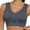 Graphite Gray, variant on MINTREUS Women's Sports Bra Moderate Support Wide Strap Mesh Breathable Fitness Workout Yoga Bra