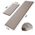 thumbnail image 3 of GALMAXS7 Kitchen Mat Anti Fatigue Cushioned Non Slips Kitchen Rugs and Mats Comfort Foam Floor Mat for Standing,17"x29"+17"x60",Khaki, 3 of 11