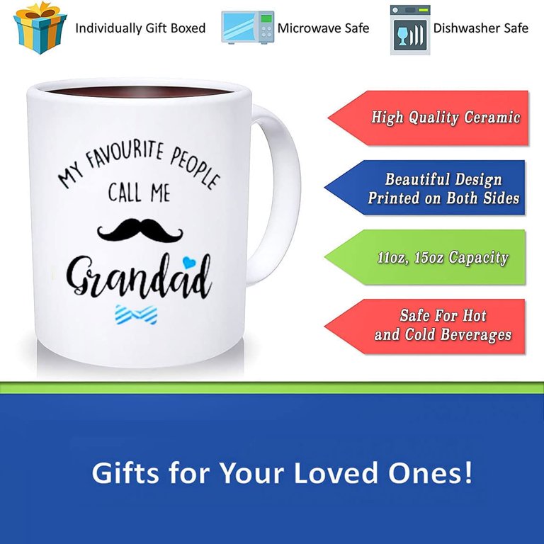 Nana Coffee Cup, Grandad Coffee Mug, Couples Coffee Cups, Unique