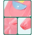 thumbnail image 7 of Cre-Heaven Purple Rabbit Kids Poncho Raincoats Waterproof Rain Jacket Hooded Toddler Boys Girls Suit Reusable Rainwear with Backpack Position, 7 of 7