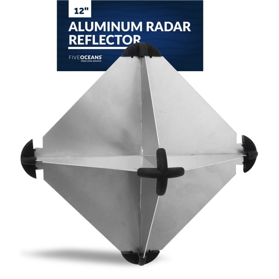 Five Oceans Marine Aluminum Radar Reflector for Boats, 12-inch - FO2316