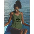 thumbnail image 2 of Every Mom Is A Queen Text Racerback Tank Women -Image by Shutterstock, Female Large, 2 of 4