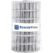 Fencer Wire 14 Gauge Galvanized Welded Wire Mesh Size 2 inch by 4 inch (5 ft. x 50 ft.)