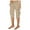 Khaki, variant on Riforla Womens Relaxed Fit Casual High Waist Pocketed Denim Shorts Women's Pants Brick Red S