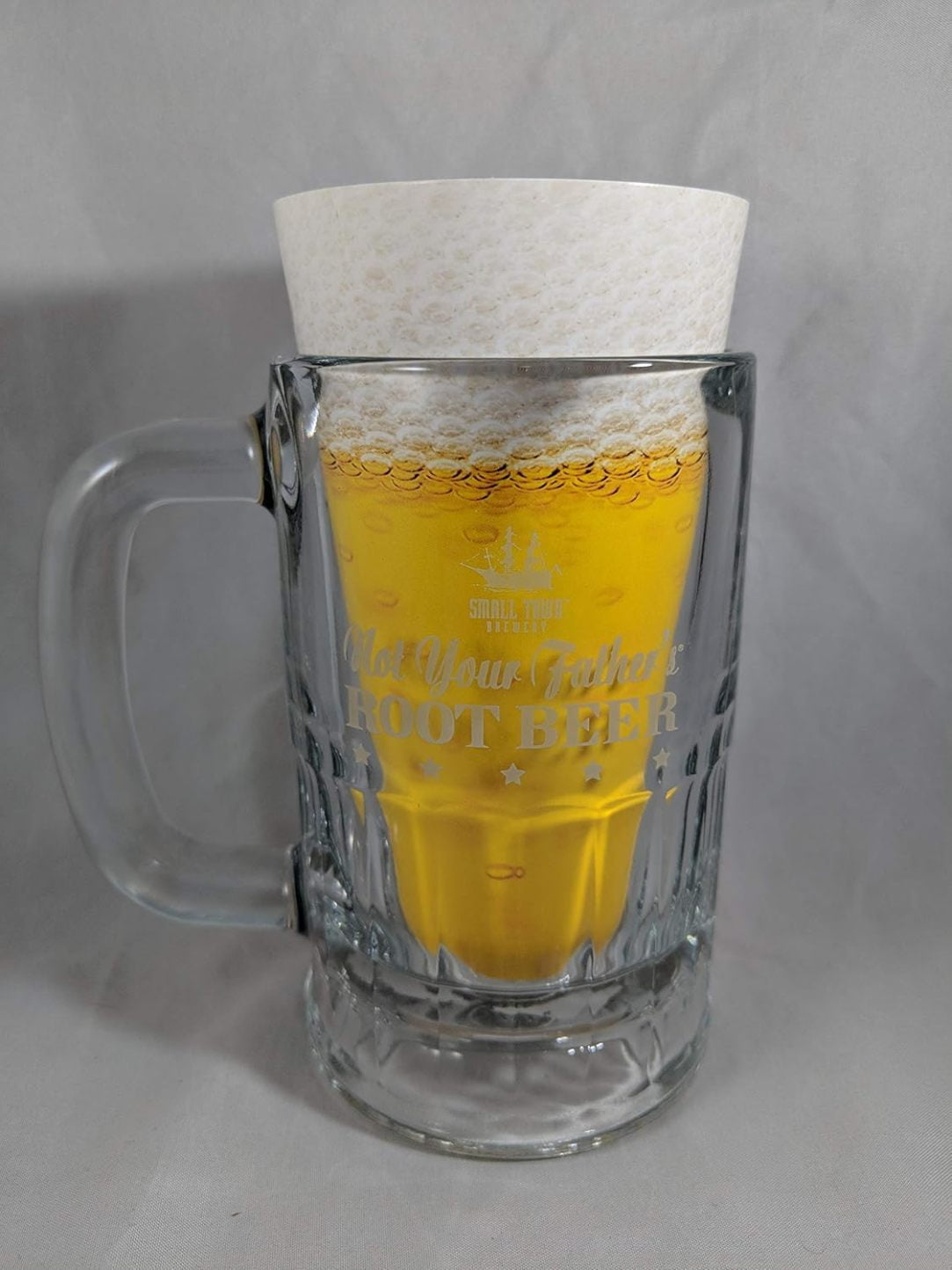 【2551】ビアマグ 2551】ビアマグ Kook 12 oz Glass Beer Mugs, Freezer Safe