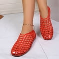 thumbnail image 5 of Tqyyweavej Women's Jelly Ballet Flats Mesh Clear Hollow Comfortable Shoes Slip On Breathable Casual Jelly Sandals for Women 36-41, 5 of 10