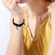 thumbnail image 4 of Nueva pulsera elástica de terciopelo con forma de corazón ancho color melocotón de la serie de San Valentín. Pulsera de moda para mujer., 4 of 7