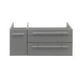 thumbnail image 2 of Fresca Lucera 36" Undermount Sink Wood Bathroom Cabinet - Right in Gray, 2 of 4