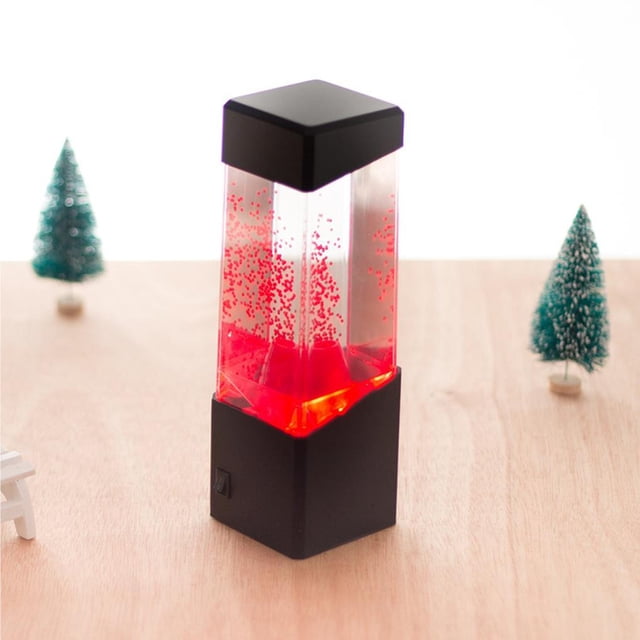 Bewildely Lámpara de mesa, mesita de noche, lámpara de movimiento, lámpara de medusas, tanque de acuario, lámpara de escritorio, luz de noche, mesita Iluminación y accesorios No.2 Bewildely HA024406-02