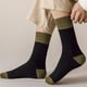 thumbnail image 5 of Calcetines de invierno para hombre, de forro polar de color, cálidos, desodorantes y absorbentes del sudor, de poliéster y algodón., 5 of 5