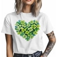 thumbnail image 4 of Camisetas informales de manga corta con trébol del Día de San Patricio para hombre, camisetas gráficas, 4 of 8