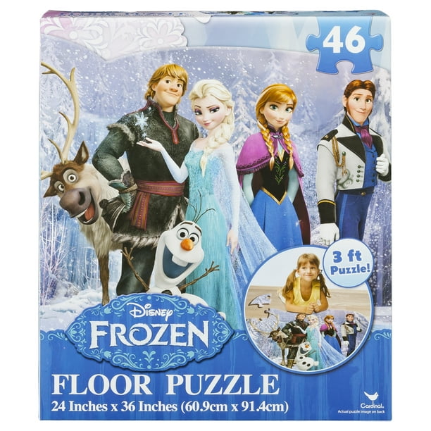uitdrukken Overleg Auto Disney's Frozen - 46-Piece Floor Puzzle - Walmart.com