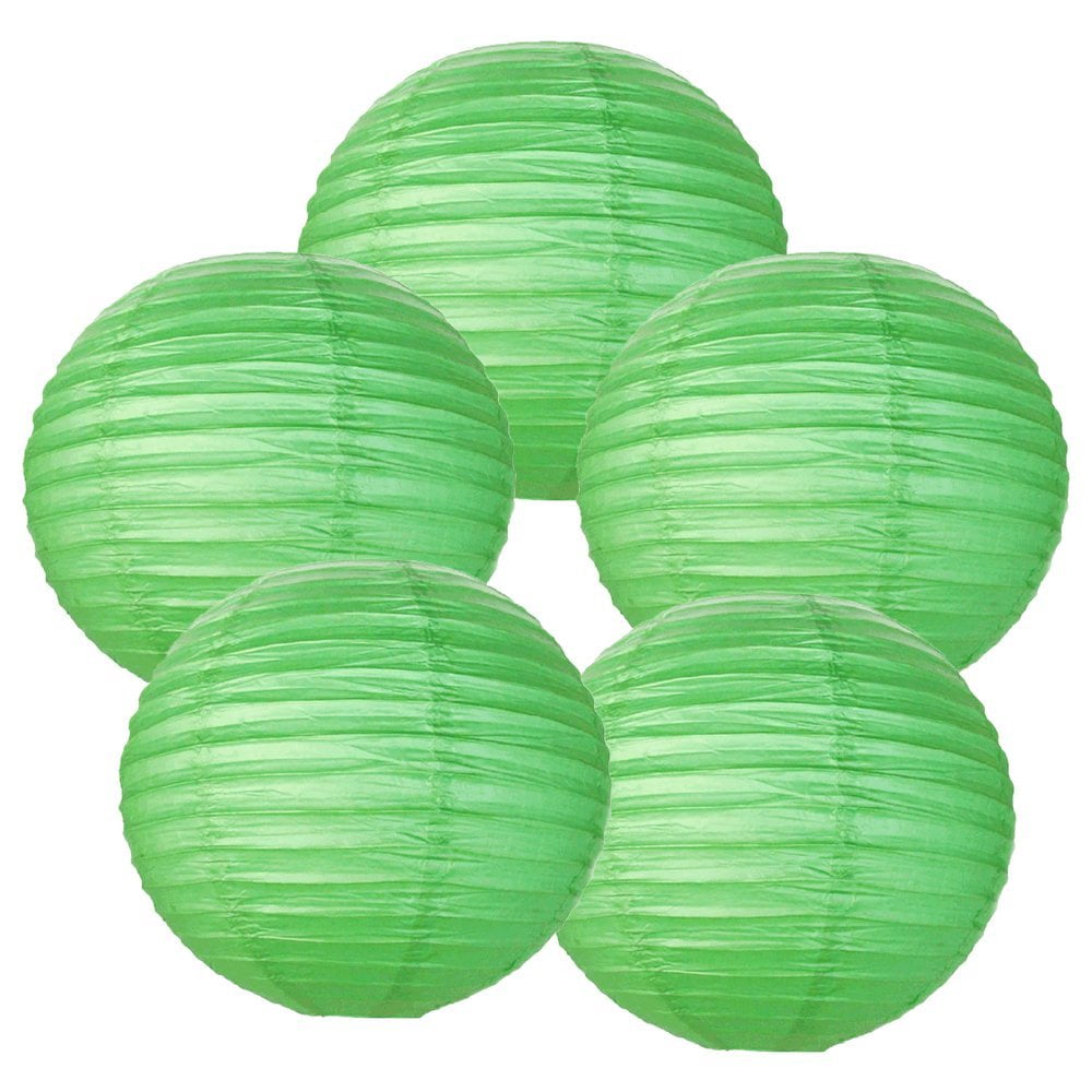 16" (Set of 6 Pcs) Paper Lanterns Rice Paper Chinese/Japanese Hanging