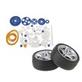 thumbnail image 1 of 80 Piezas Polea Engranajes con Banda Elástica Ruedas Accesorios Automóvil Motocicleta Coche Compatibilidad Universal Duradero, 1 of 9
