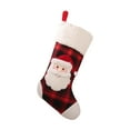 thumbnail image 5 of 4 Pairs Christmas Stockings 18" Christmas Stocking Classic Large Stockings Santa, Snowman, Reindeer Xmas Character for Family Holiday Christmas Party Decorations Style, 5 of 7
