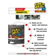 Flex Seal Liquid Rubber Sealant Coating, 1 Gallon, Black