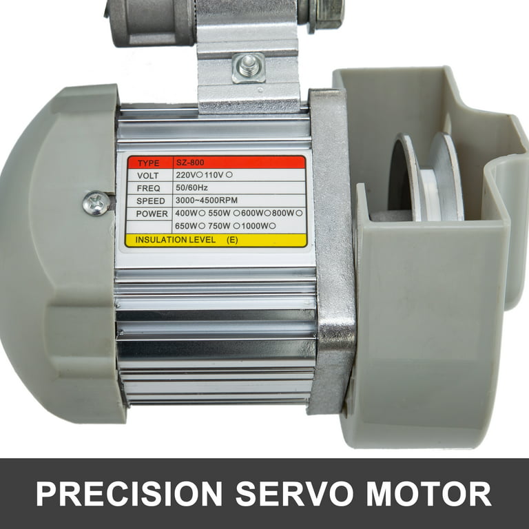 VEVOR 600W 110V Brushless Servo Motor Energy Saving Mute for Industrial Sewing Machine