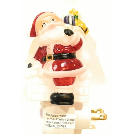 

Home Accents Santa Claus Nightlight Night Light Swivel Base