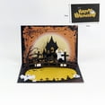 thumbnail image 2 of 4Pack Halloween Cards,3D Pop Up Card Showing Ghost Pumpkin Witch Spider Bat Tombstone Skull Head House Moon Tree best Halloween Greeting Cards for Kids, 2 of 5