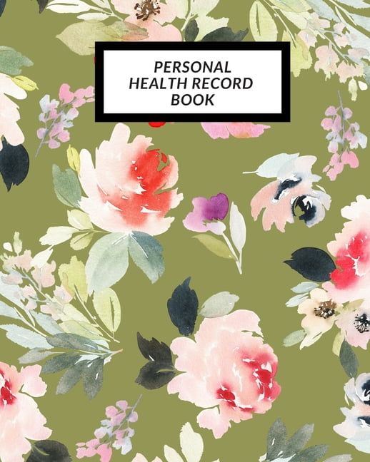 Personal Health Record Book Medical History Book, Personal Health