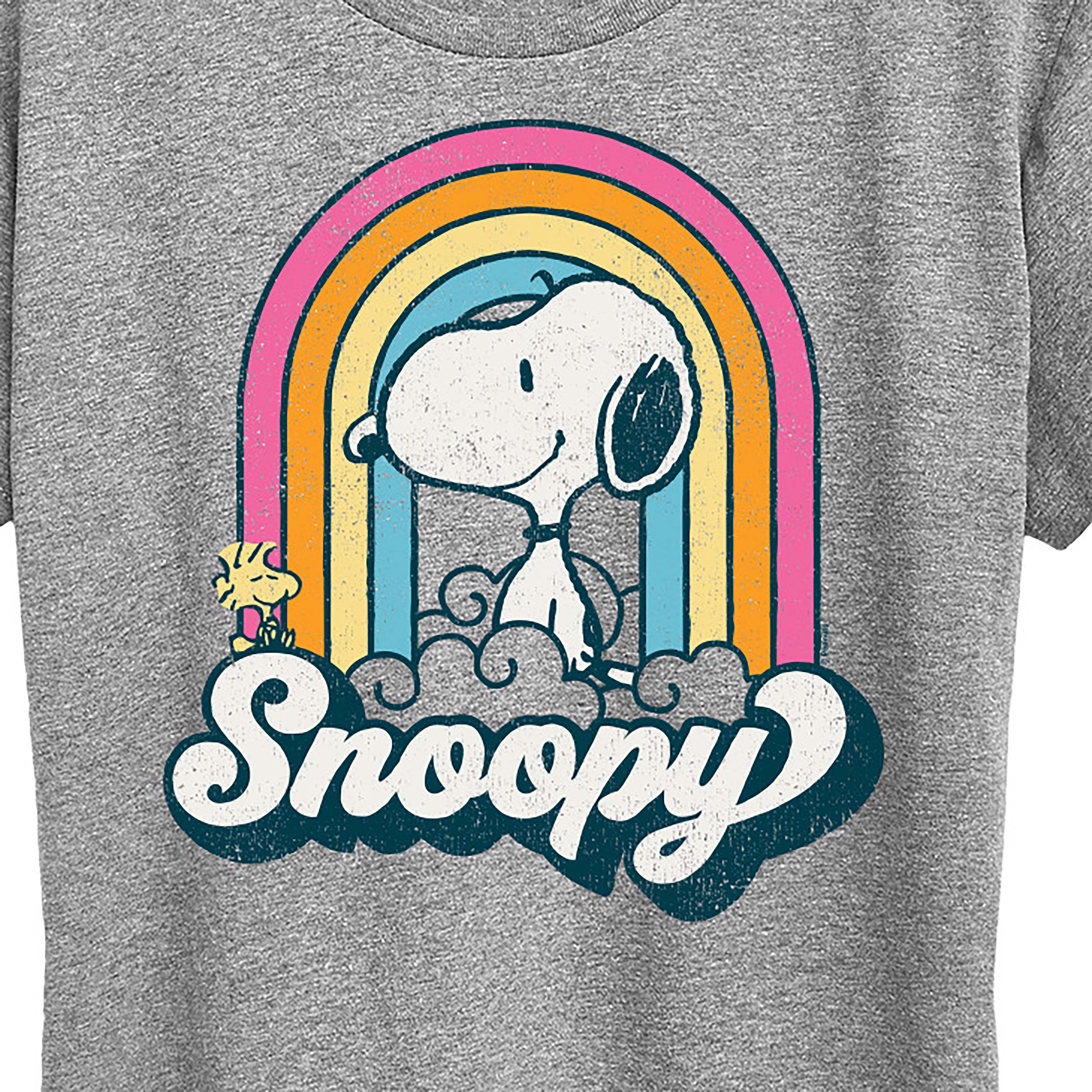 snoopy rainbow t shirt