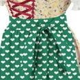 thumbnail image 4 of Lenago Womens Apron Dresses For Women Oktoberfest Costumes Multiple Color Schemes Square Collar Short Sleeves Dirndl Dresses German Dresses Festival Bavarian Costume Beer Carnival Women Party Dresses, 4 of 9