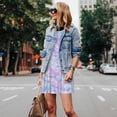 thumbnail image 4 of Fotbe Rainbow Scales Vestido de Verano sin Mangas para Mujer – Vestido Midi Línea A, Estilo Camiseta Floral, Vestido Playero Casual y Fluido, 4 of 7