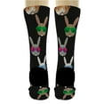 thumbnail image 5 of ThisWear Spring Gifts Bunny Socks Rabbit Novelty Gifts Cute Animal Print Socks 6-Pairs Novelty Crew Socks, 5 of 5