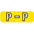 thumbnail image 1 of Doctor Stuff - File Folder Labels, Alphabet Letter P, Barkley FABAM - BAAM Series Compatible Alpha Stickers, Yellow, 1/2" x 1-1/2", 500/Roll, 1 of 4