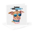 thumbnail image 5 of 3drose, Sweet Chiweenie Dog Chihuahua and Dachshund Mix Cool Fathers Day, 6 Greeting Cards with Envelopes, 5 of 7