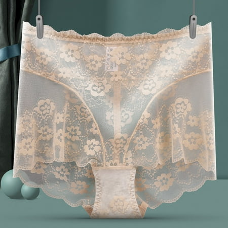 

Women s Sexy Lace Panties Stretch High Waisted Tummy Control Underwear Briefs For Women Girls New