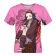 thumbnail image 4 of Kamado Nezuko Kids Short Sleeve Tee Shirt Novelty Crewneck T-Shirts Unisex Summer Blouse Tops for Boys Girls 120CM, 4 of 8