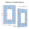 thumbnail image 3 of Disketp French Bulldog Head Decorative Light Switch or Outlet Wall Plate with Safety Cover-Style U, 3 of 6