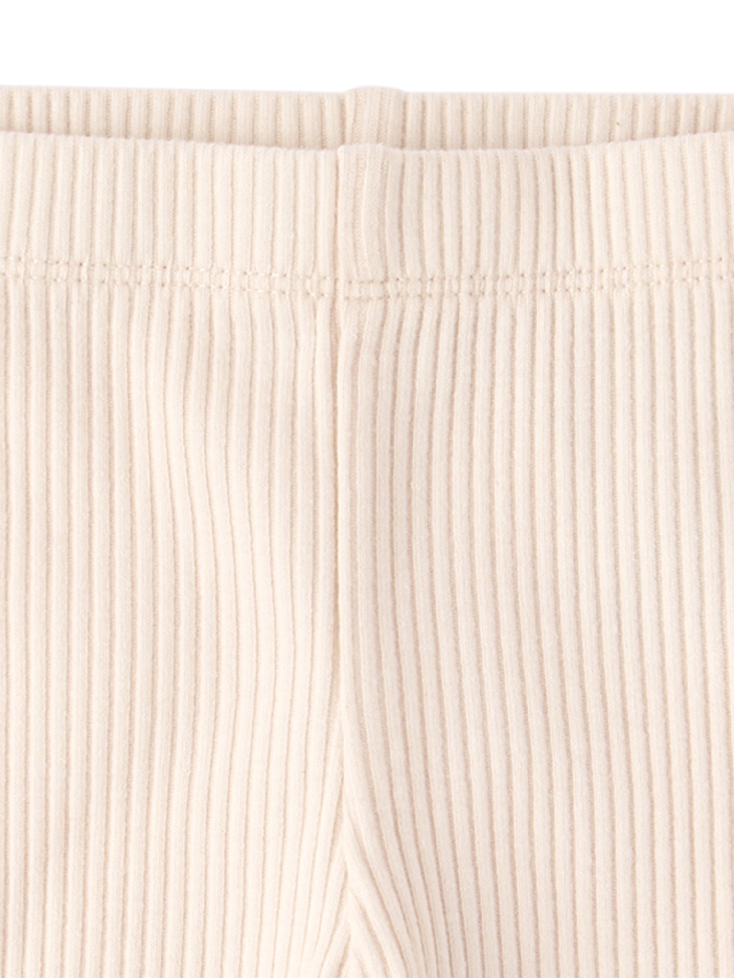 The Children's Place Baby And Toddler Girls Ribbed Lettuce Leggings, Sizes 6M-5T