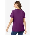 thumbnail image 2 of Woman Within Plus Size Perfect Short-Sleeve Scoopneck Tee, 2 of 6