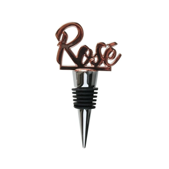 Wild Eye 4" Handcrafted Rose Gold Rosé Stainless Steel Wine Bottle Stopper