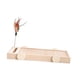 thumbnail image 1 of Juguete interactivo de madera para rascar gatos con forma de pelota 40cmx20cm, 1 of 9