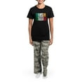 thumbnail image 4 of CafePress - Irish Italian Women's Dark Pajamas - Women's Short Sleeve Print T-Shirt and Pants Dark Cotton Pajama Set, 4 of 7