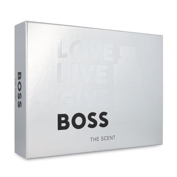 Boss The Scent by Hugo Boss 3pc Gift Set EDT 3.3 oz Deodorant Spray Shower Gel for Men