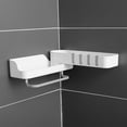 thumbnail image 1 of Estantes de pared de baño sanitario Esquina de plástico Rotación en capas Capa de especias Triángulo Bastidores de almacenamiento - Gris ShuxiuWang 9024735174172, 1 of 1