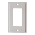thumbnail image 2 of Cmple - Decorator Wall Plate 1-Gang Blank Wallplate Light Switch Cover Plate Standard GFCI Decorative Outlet Cover Single-Gang Receptacle Outlet - White, 2 of 5